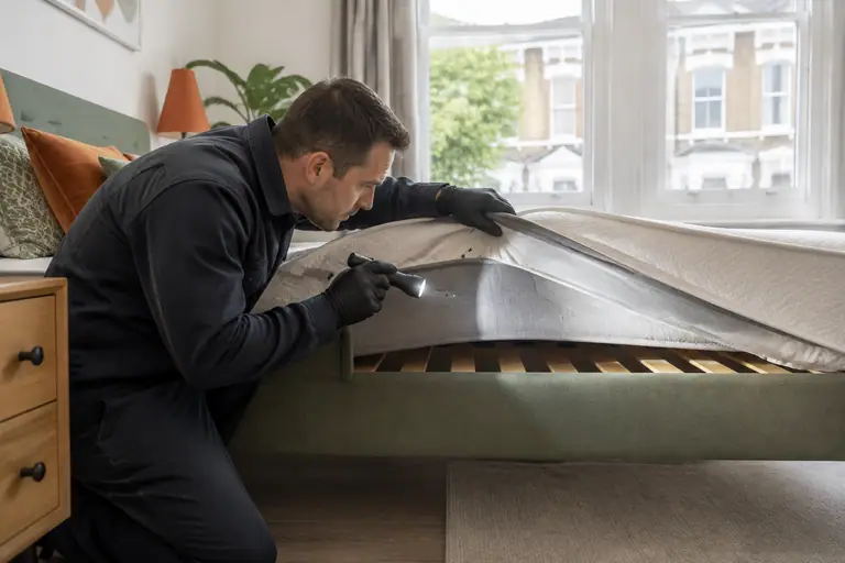 Bed Bugs Treatment inspection detail