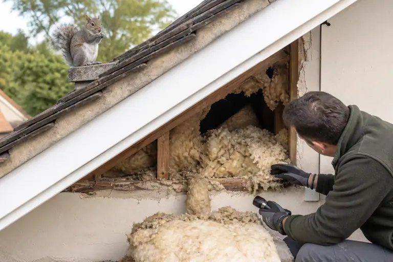 Squirrel Control inspection detail