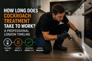 How Long Does Cockroach Treatment Take to Work? A Professional London Timeline