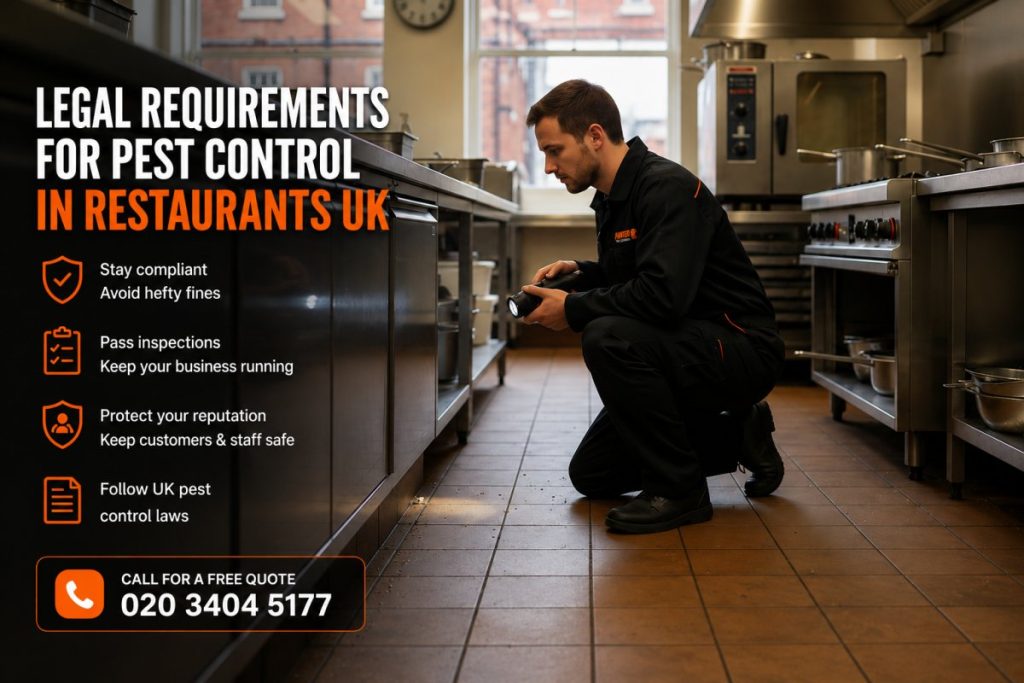 Legal Requirements for Pest Control in Restaurants UK: A Compliance Checklist