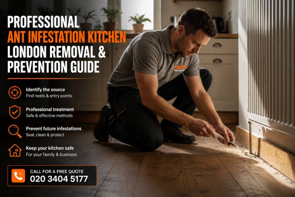 Professional Ant Infestation Kitchen London Removal & Prevention Guide